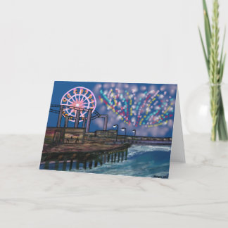 Fogos de artifício nos cartões de passeio