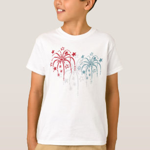 Fogos de artifício Patriótico 4 de julho Camisas