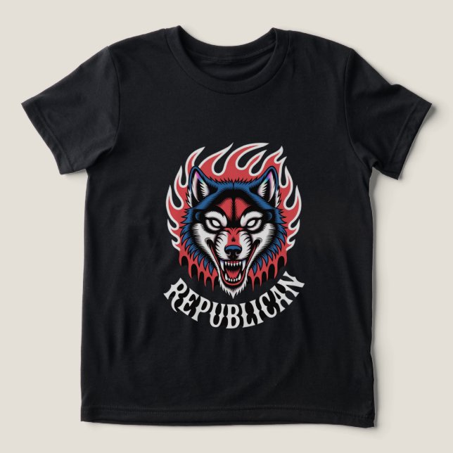 Fogueira De Fogueira De Fogueira De Fiery Wolf (Design frontal)
