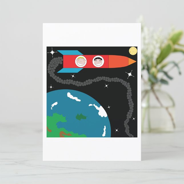 Foguete Aos Convites À Lua (Criador carregado)