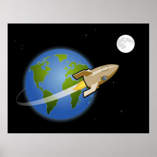 Foguete até a Lua - Poster