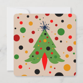 Foguete Retro da Árvore de Natal Moderna do meio s