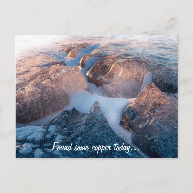 Foi encontrado algum cartão postal CC0678 de cobre (Frente)