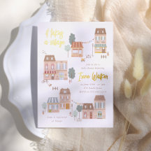 Foil É Precisa Uma Aldeia Chás de Bebê Neutro em G