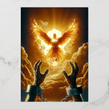 Foil Liberty Dove - 2 Coríntios 3:17–18 KJV Card