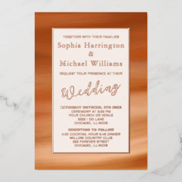 Foil Terracotta Boho Modelo Editável outono