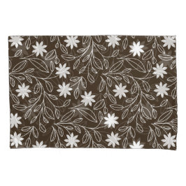 Folha Branca Moderna Folha Folha Mocha Brown