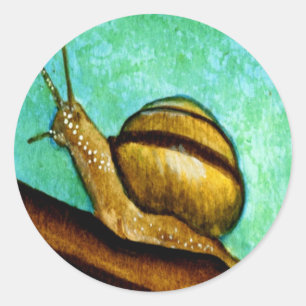 Folha da etiqueta do caracol 1