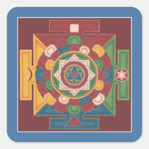 FOLHA da ETIQUETA - mandala dos 5 elementos