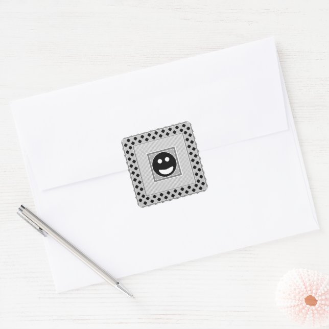 Folha de Adesivos com Sorriso WB&G (Envelope)