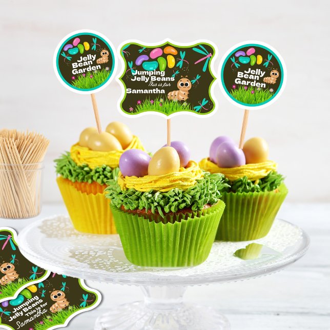 Folha de Adesivos da Páscoa – Jujubas Coloridas (Criador carregado)