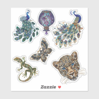 Folha de Adesivos de Arte com Diamantes de Vida Se
