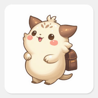 Folha de Adesivos de Personagem Aventureira Minúsc