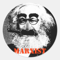 Folha de adesivos Karl "MARXIST" de 20