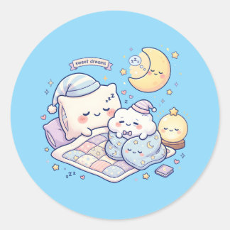 Folha de Adesivos Kawaii Sweet Dreams Mini
