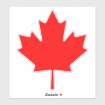 Folha de Adesivos Maple Leaf | Produto do 