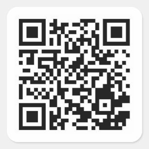 Folha de Adesivos Redondos Clássicos com QR Code P