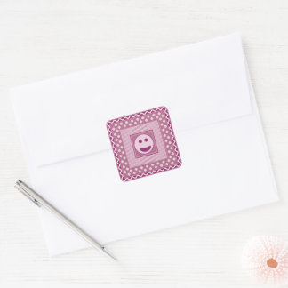 Folha de Adesivos Smile Tile em Rosa