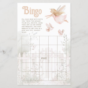 Folha de Bingo de Chá de fraldas Loura
