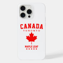 Folha de Bordo Patriótica Retro do Canadá Toronto