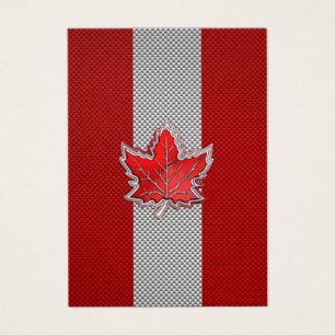 Folha de bordo vermelha canadense no impressão da