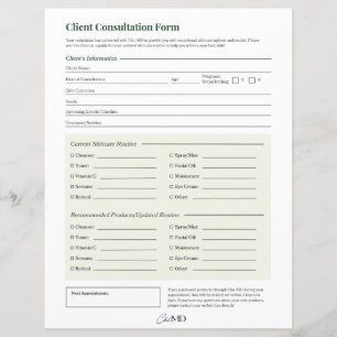 Folha de Consulta do Cliente