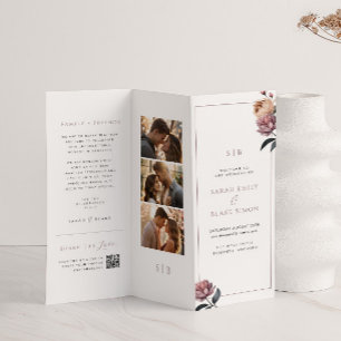 Folha de Documentos do Programa de Casamento Boho
