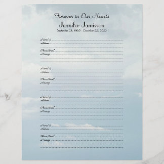 Folha de Entrada do Binder do Livro Memorial Fille