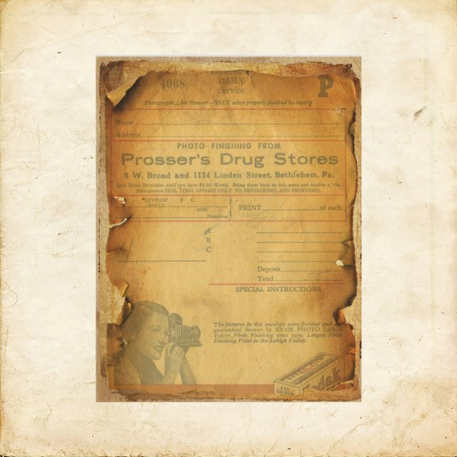 Folha de Envelope Grungy Scrapbook (Criador carregado)