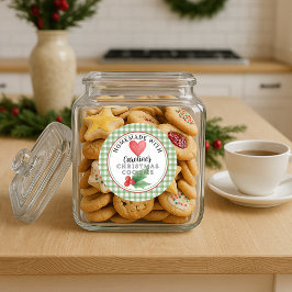 Folha de Etiquetas de Biscoitos de Natal Caseiros