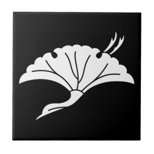 Folha de ginkgo em forma de grou
