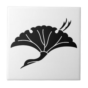 Folha de ginkgo em forma de grua