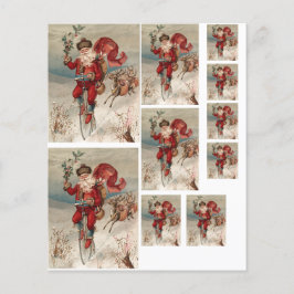 Folha de Imagens Múltiplas de Feriado de natais vi