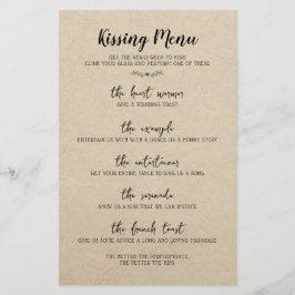 Folha de Mesa de Casamento Diversão de Caligrafia