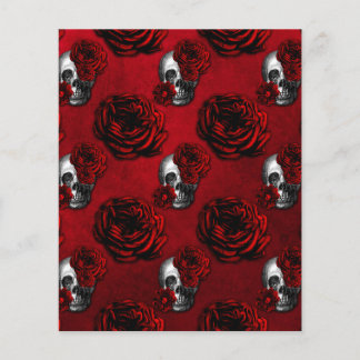 Folha de modelagem de halloween e Rosas