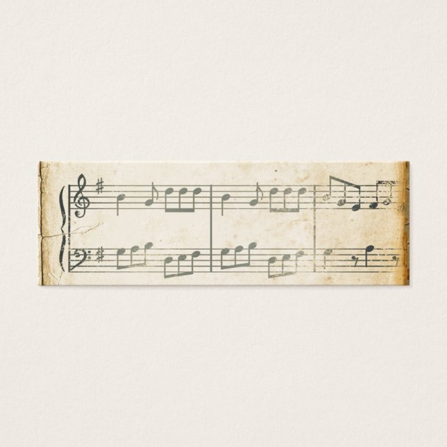 Folha de Música Vintage (Frente)