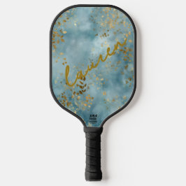 Folha de Ouro Personalizada em Pickleball Verde Tu