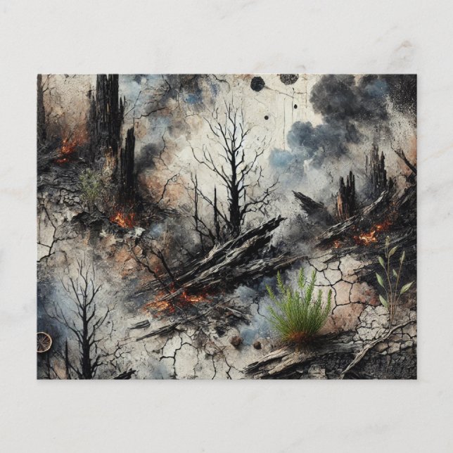 Folha de Papel Abstrato Artístico (Frente)