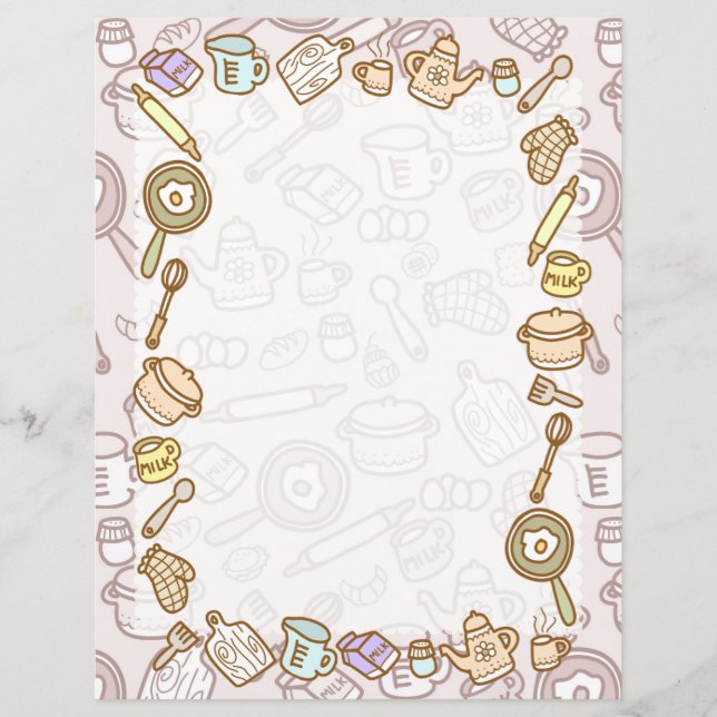 Folha de papel castanho de cozinha-branca (Frente)