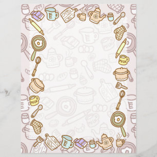 Folha de papel castanho de cozinha-branca