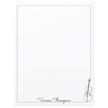 Folha de papel Clássica Violin Cello