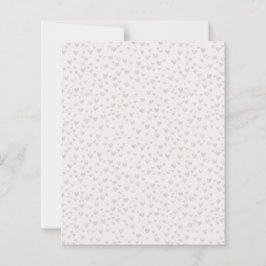 Folha de Papel com Padrão de Corações Neutros
