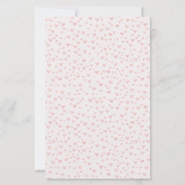 Folha de Papel Corações Pastel (Frente)