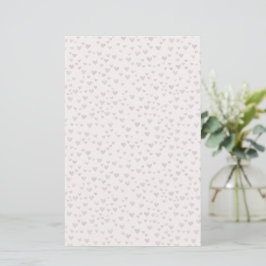 Folha de Papel Corações Pastel Mínimo