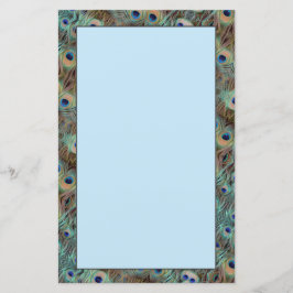 Folha de Papel de carta de Design de Patilha Azul