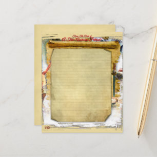 Folha de Papel de carta Patriot Americano 4.5x5.6