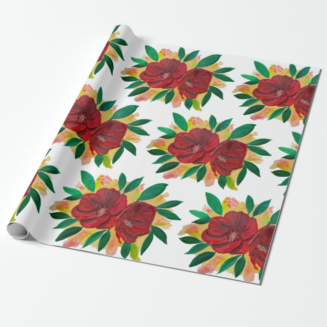 Folha de papel de embrulho de mahalo (Desenrolado)