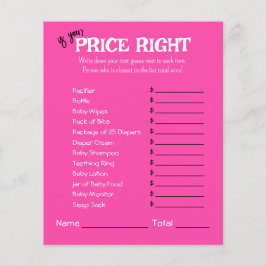 Folha de Papel de Jogo do Chá de fraldas Direito d