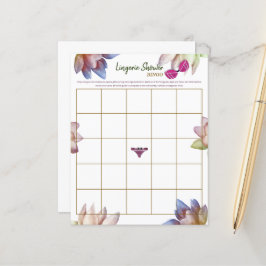 Folha de Papel de Jogo do Chá de panela lingerie