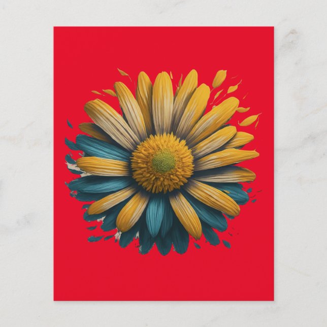 Folha de papel de margarida (Frente)